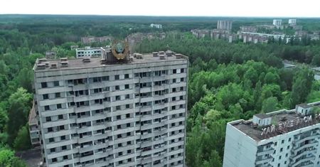 Miasto widmo z lotu ptaka. Podróż po opuszczonej Prypeci