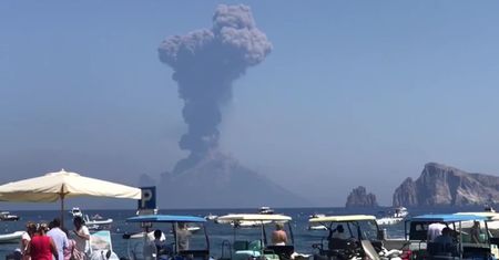Dziś rano doszło do erupcji jednego z największych wulkanów w Europie