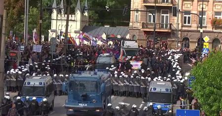 30 osób zostało zatrzymanych w czasie Marszu Równości w Lublinie