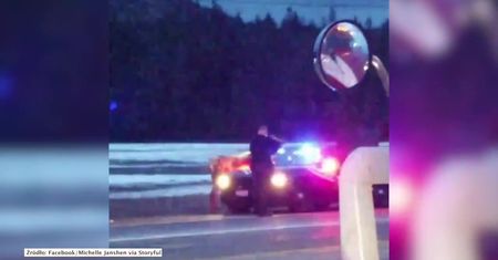 Jeleń uparty jak osioł. Zablokował ruch na autostradzie w Idaho