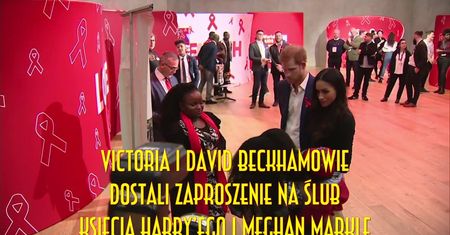Victoria i David Beckhamowie otrzymali zaproszenie na ślub księcia Harry’ego i Meghan Markle