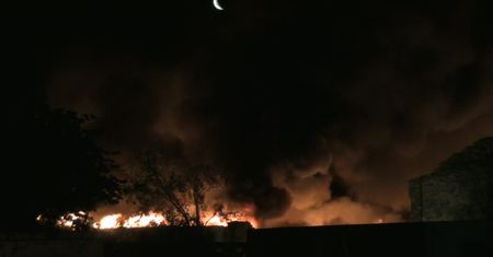 Zatrzymania po pożarze wysypiska koło Opola. Podejrzani to 56-letnia kobieta i 39-latek
