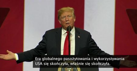 D. Trump: Handlem musi rządzić zasada wzajemności. Era globalnego pasożytowania na USA się skończyła