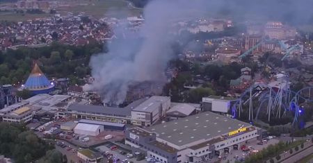 Europa-Park w ogniu. Pożar w największym niemieckim parku rozrywki