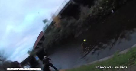 Wskoczyli do kanału, by uratować kobietę. Dramatyczna akcja ratunkowa w Nottingham