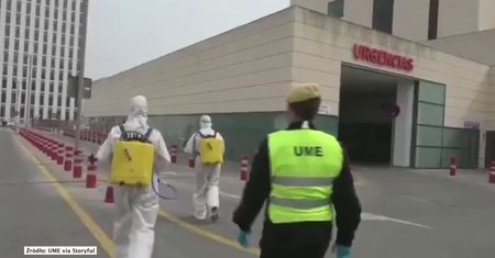 57 miast odkażonych. Hiszpańskie wojsko włącza się w walkę z koronawirusem