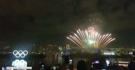 Do rozpoczęcia igrzysk w Tokio pozostało dokładnie pół roku. Z tej okazji w stolicy Japonii odbył się efektowny pokaz fajerwerków