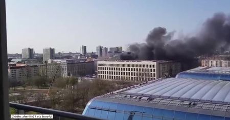 Pożar na budowie zamku w Berlinie. Jedna osoba poszkodowana