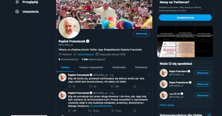 Papież Franciszek: Bóg nie chce, aby Jego imię było używane do terroryzowania ludzi