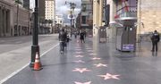 Los Angeles zwolniło z powodu koronawirusa. Hollywoodzka Aleja Sław świeci pustkami