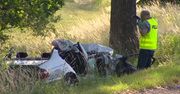 Czołowe zderzenie samochodów koło Nysy w Opolskiem. Dwie osoby zginęły, dwie inne zostały ciężko ranne