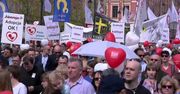 Ulicami Warszawy przeszedł Marsz Świętości Życia. Przeciwnicy aborcji zgromadzili się po raz 13.