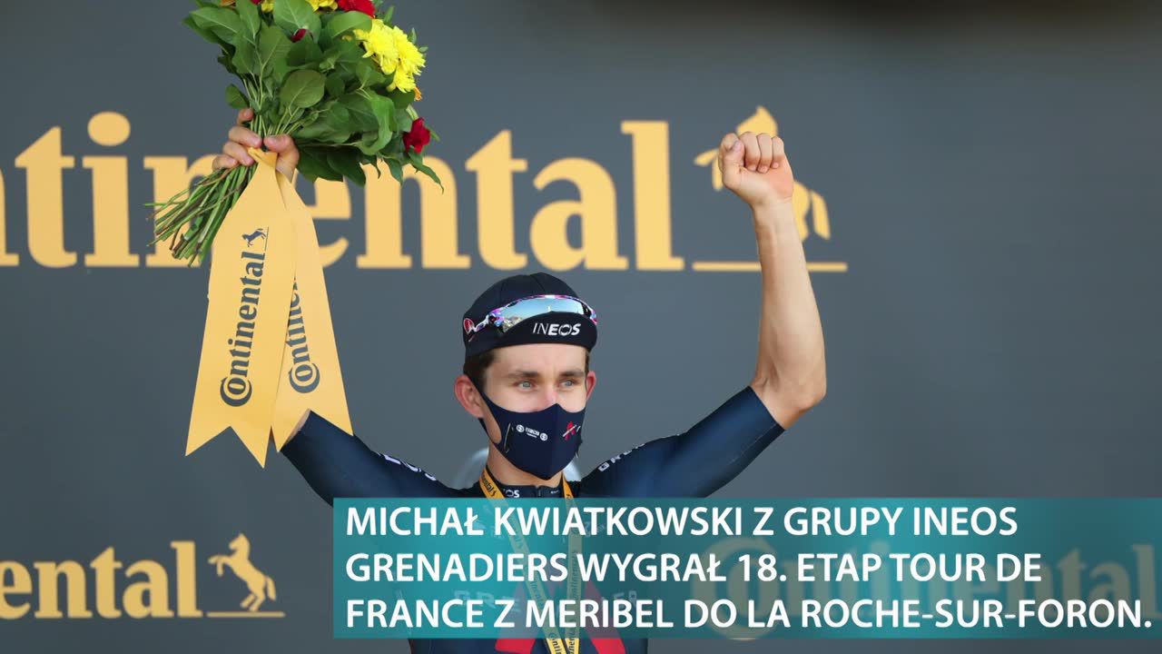 Michał Kwiatkowski wygrał 18. etap Tour de France. Wielkie zwycięstwo Polaka