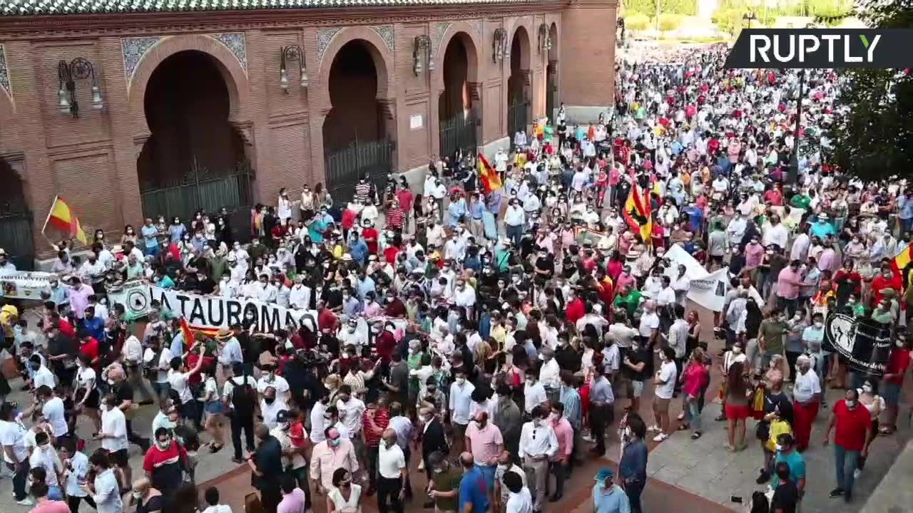 Demonstracja zwolenników korridy w Madrycie