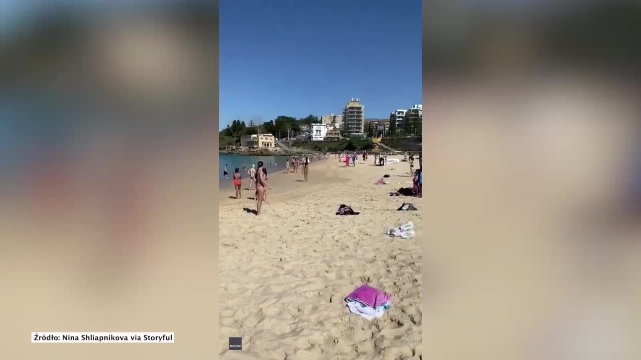 Plaże w Sydney ponownie zamknięte. Ludzie nie przestrzegali dystansu społecznego