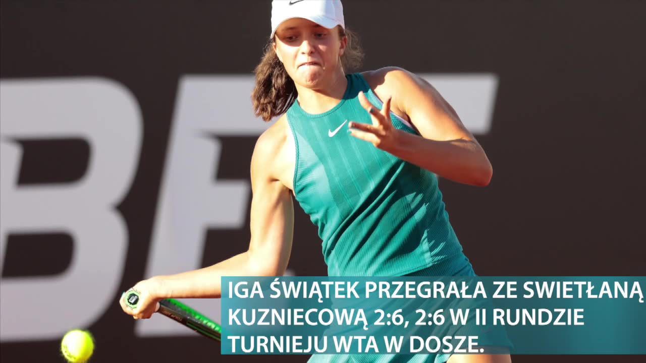 Triumf doświadczenia nad młodością. Iga Świątek przegrała ze Swietłaną Kuzniecową w II rundzie turnieju WTA w Dosze