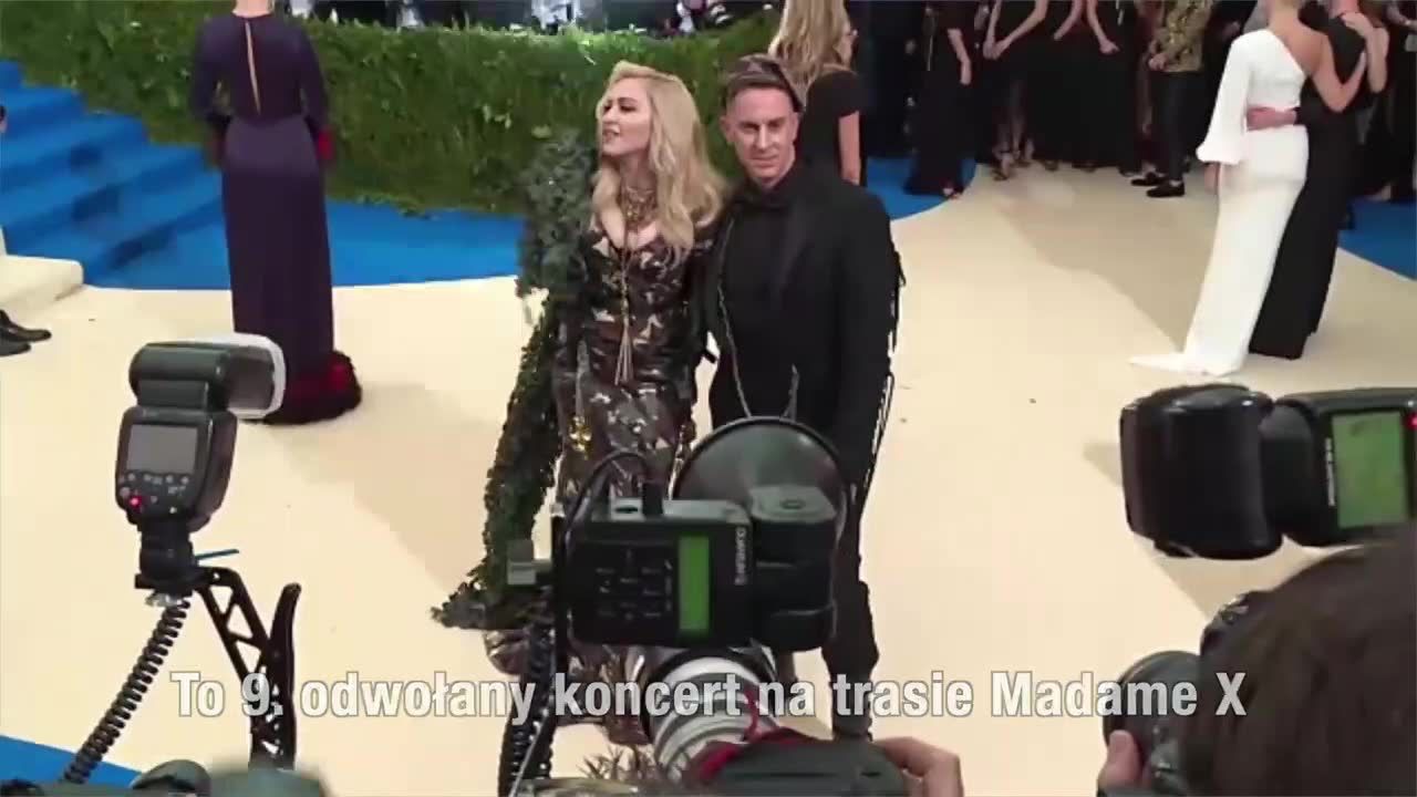 Madonna odwołała kolejny koncert na trasie po Europie