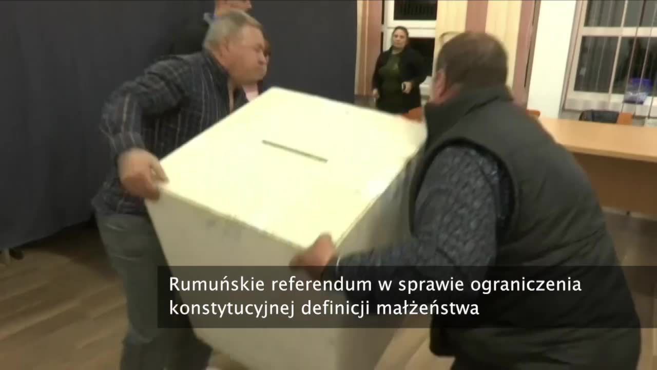 Rumuńskie referendum ws. jednopłciowych małżeństw nieważne. Frekwencja była zbyt niska