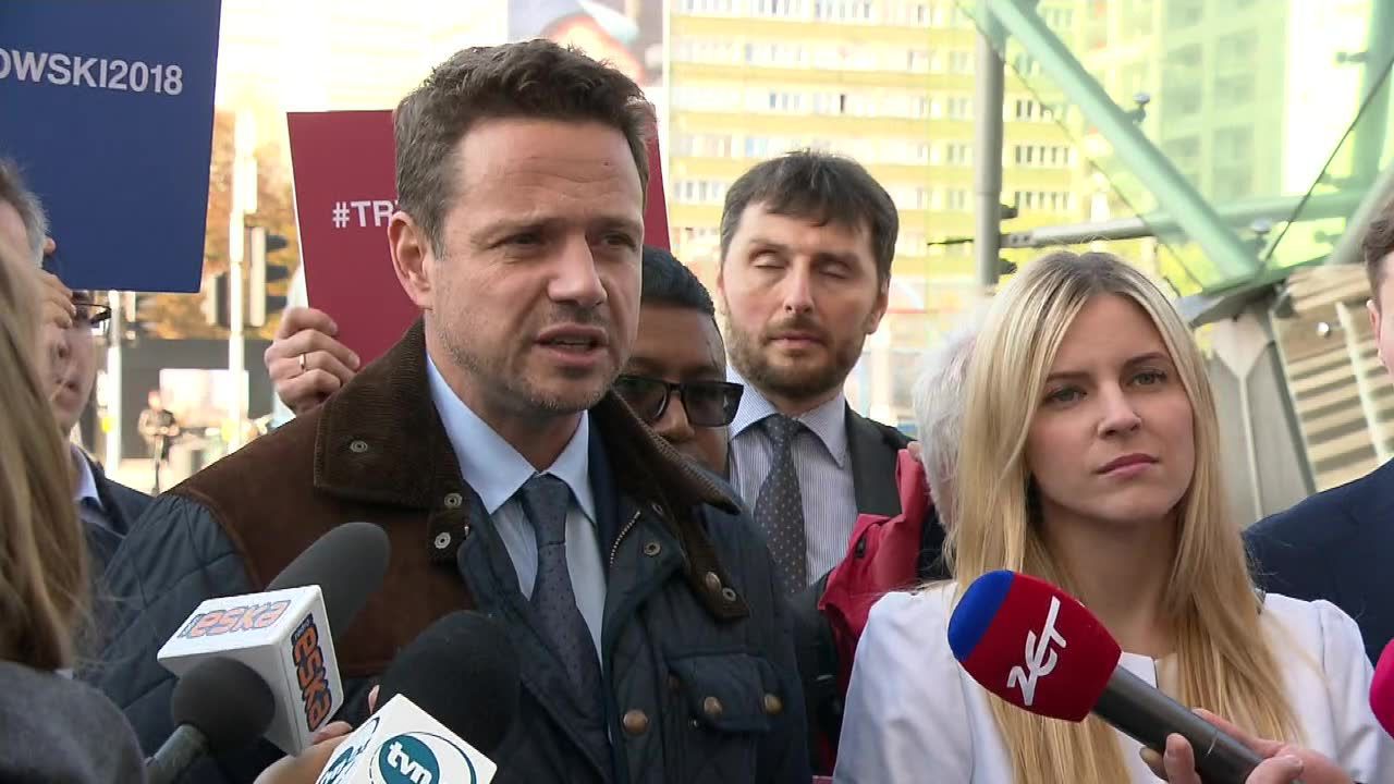 R. Trzaskowski krytycznie o rezygnacji P. Jakiego z członkostwa w partii