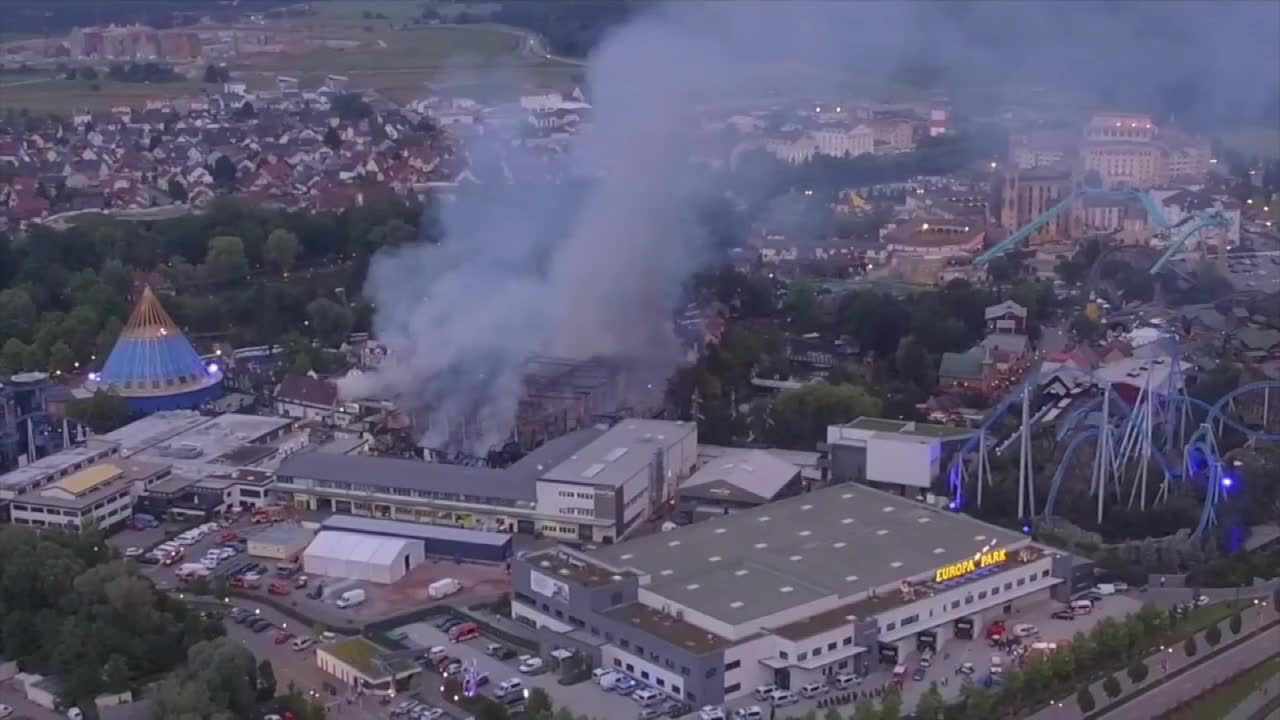 Europa-Park w ogniu. Pożar w największym niemieckim parku rozrywki