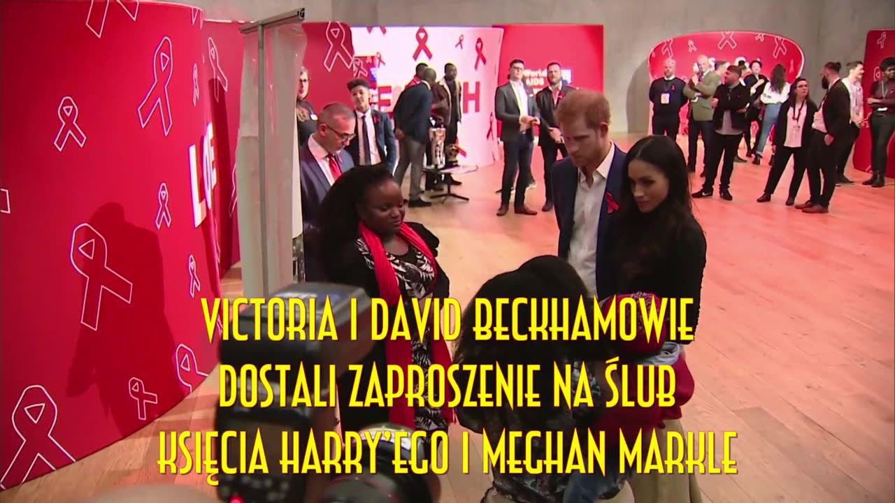 Victoria i David Beckhamowie otrzymali zaproszenie na ślub księcia Harry’ego i Meghan Markle