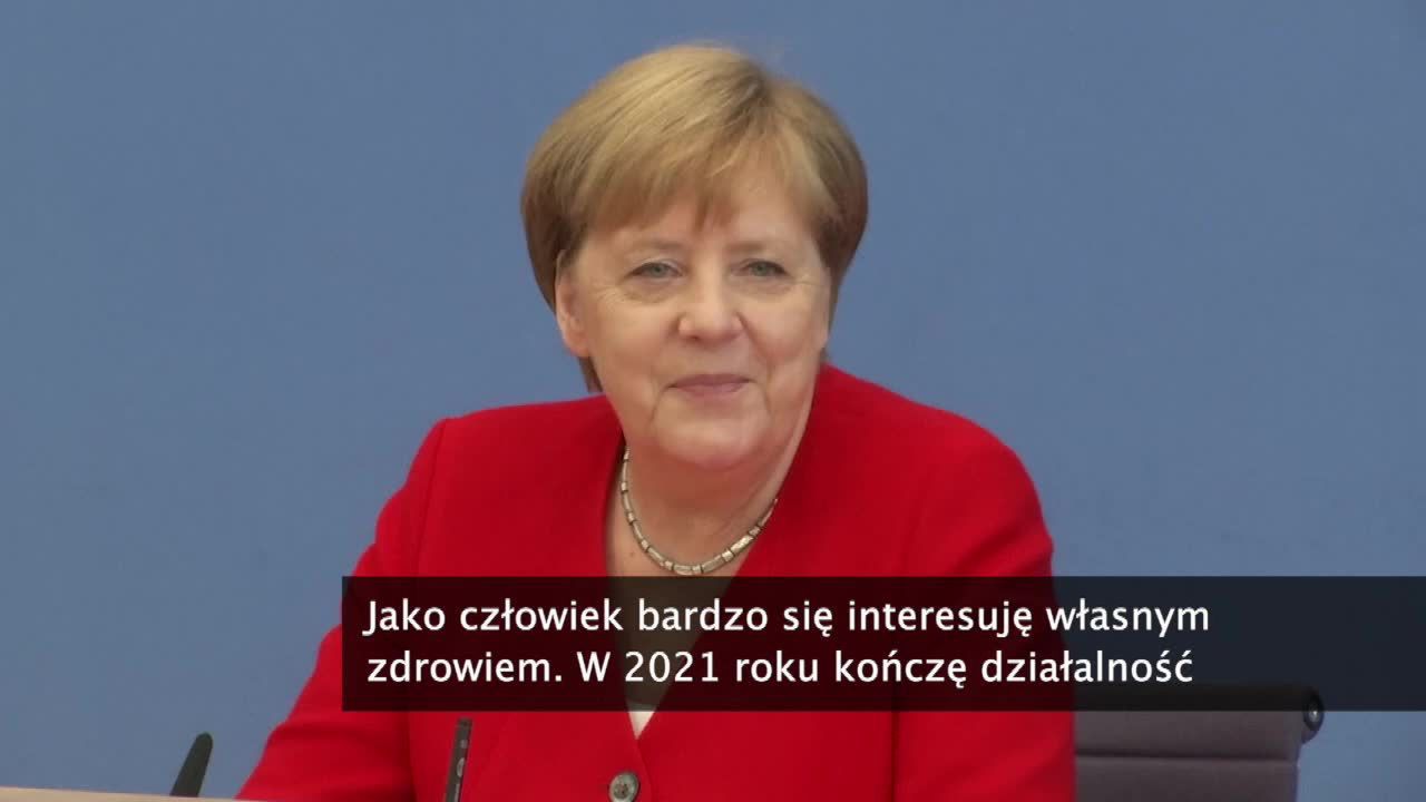 A. Merkel o swoim stanie zdrowia: Jestem w stanie sprawować moją funkcję