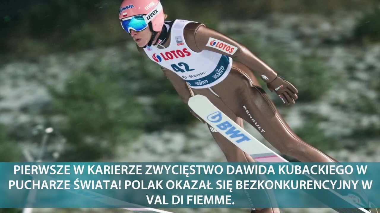 Pierwsze zwycięstwo Dawida Kubackiego w Pucharze Świata! 28-latek nie dał szans rywalom w Val di Fiemme