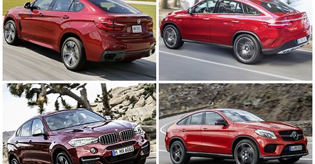 Mercedes-Benz GLE Coupe vs BMW X6