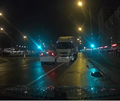 Szalony rajd pijanego Ukraińca. Staranował tirem 10 pojazdów