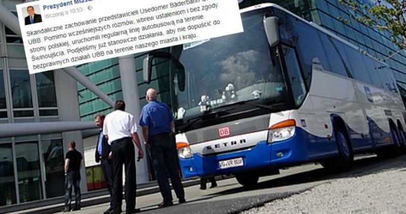 Niemieckie autobusy zatrzymane w polskim kurorcie. "Jesteśmy otwarci na współpracę, ale nie na dyktat"