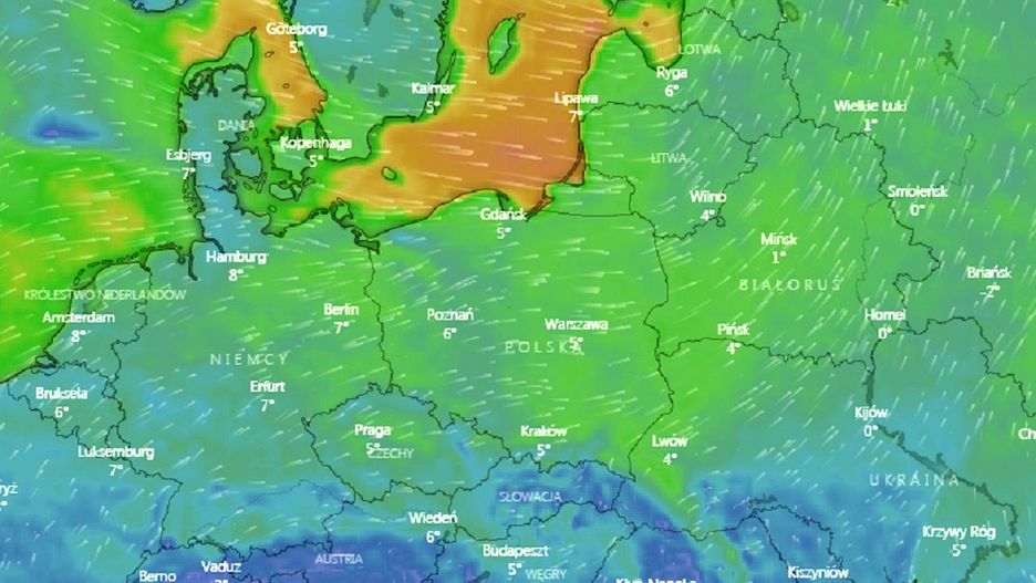 Prognoza pogody na sobotę.