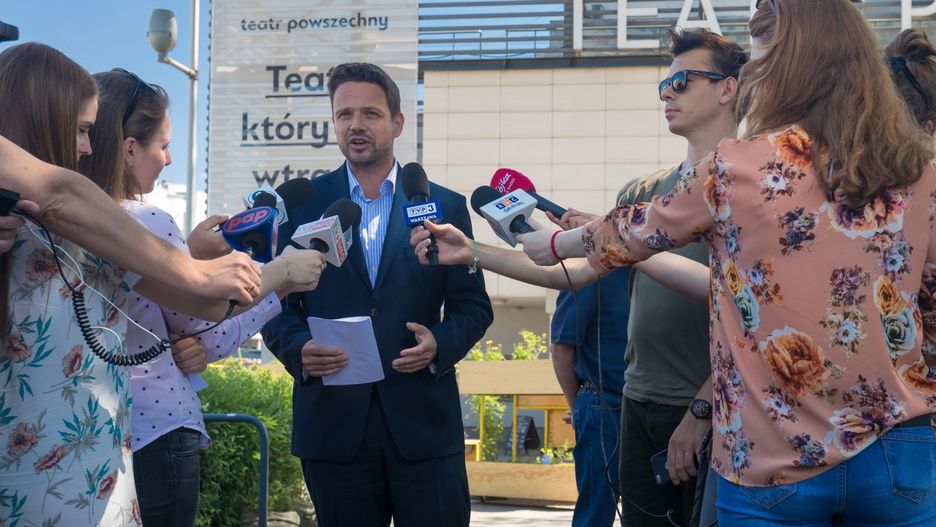 Prezydent Warszawy Rafał Trzaskowski.