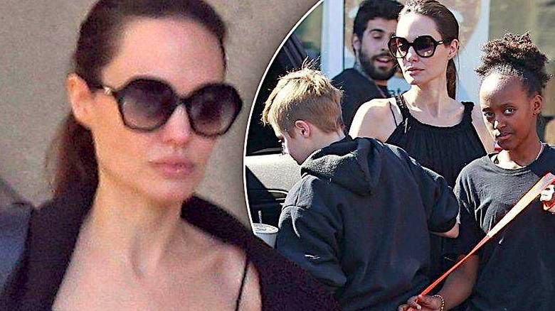 Angelina Jolie z dziećmi