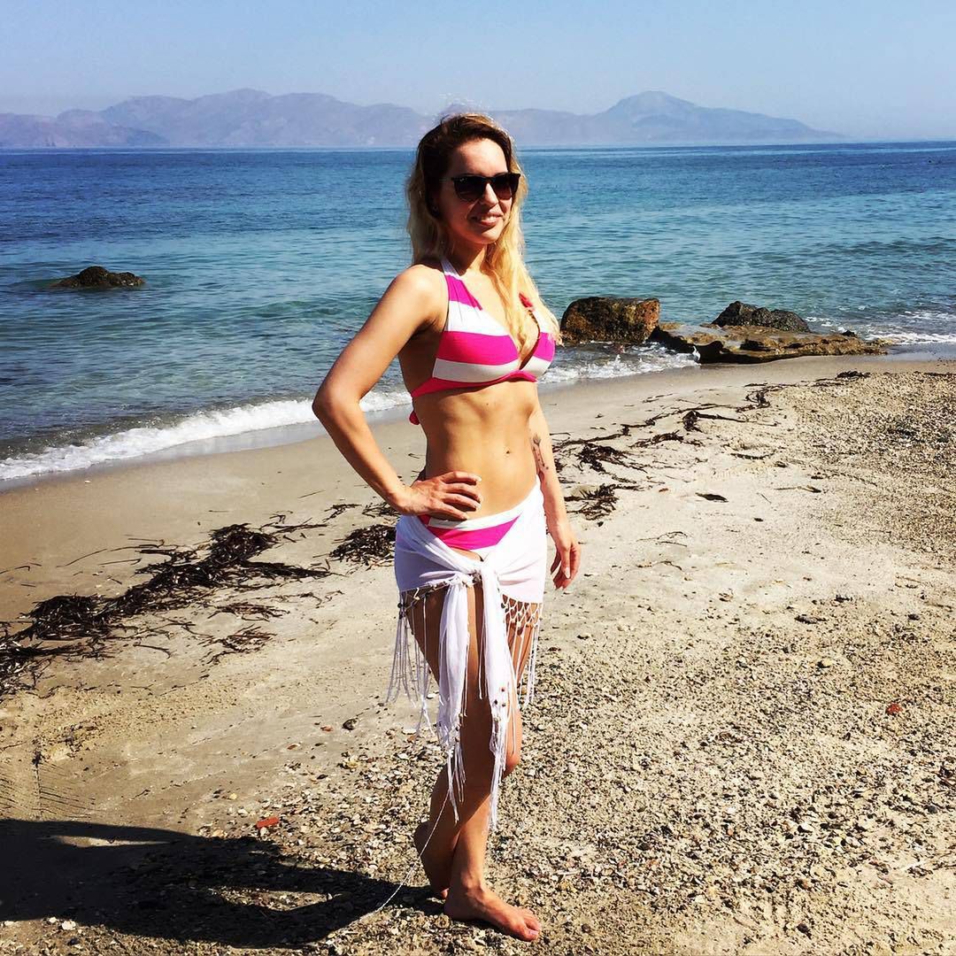 Julia Oleś w bikini na wakacjach