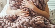 Chunky knit blanket, czyli zimowe otulenie w koc