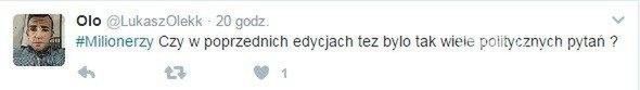 Polityczne pytania w Milionerach