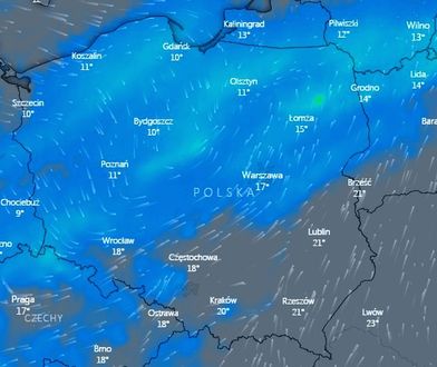 Pogoda podzieliła Polskę. U jednych 24 stopnie C, u innych mokry śnieg