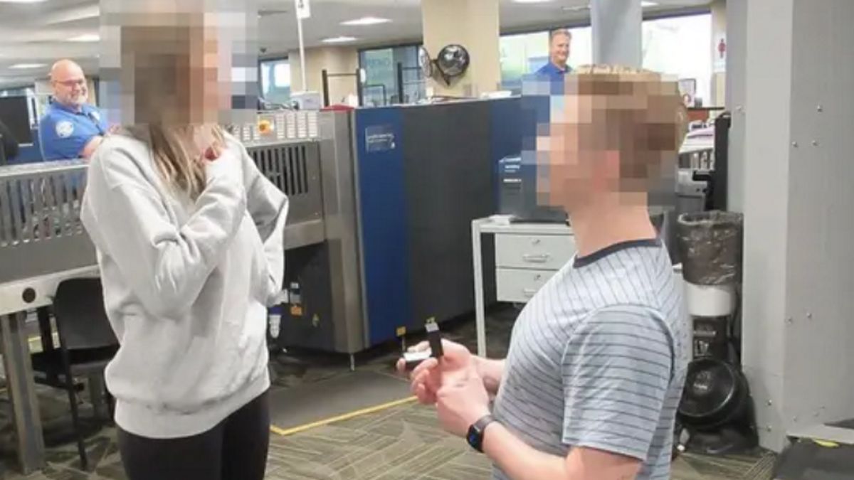 Miejsce oświadczyn było szeroko komentowane przez internautów