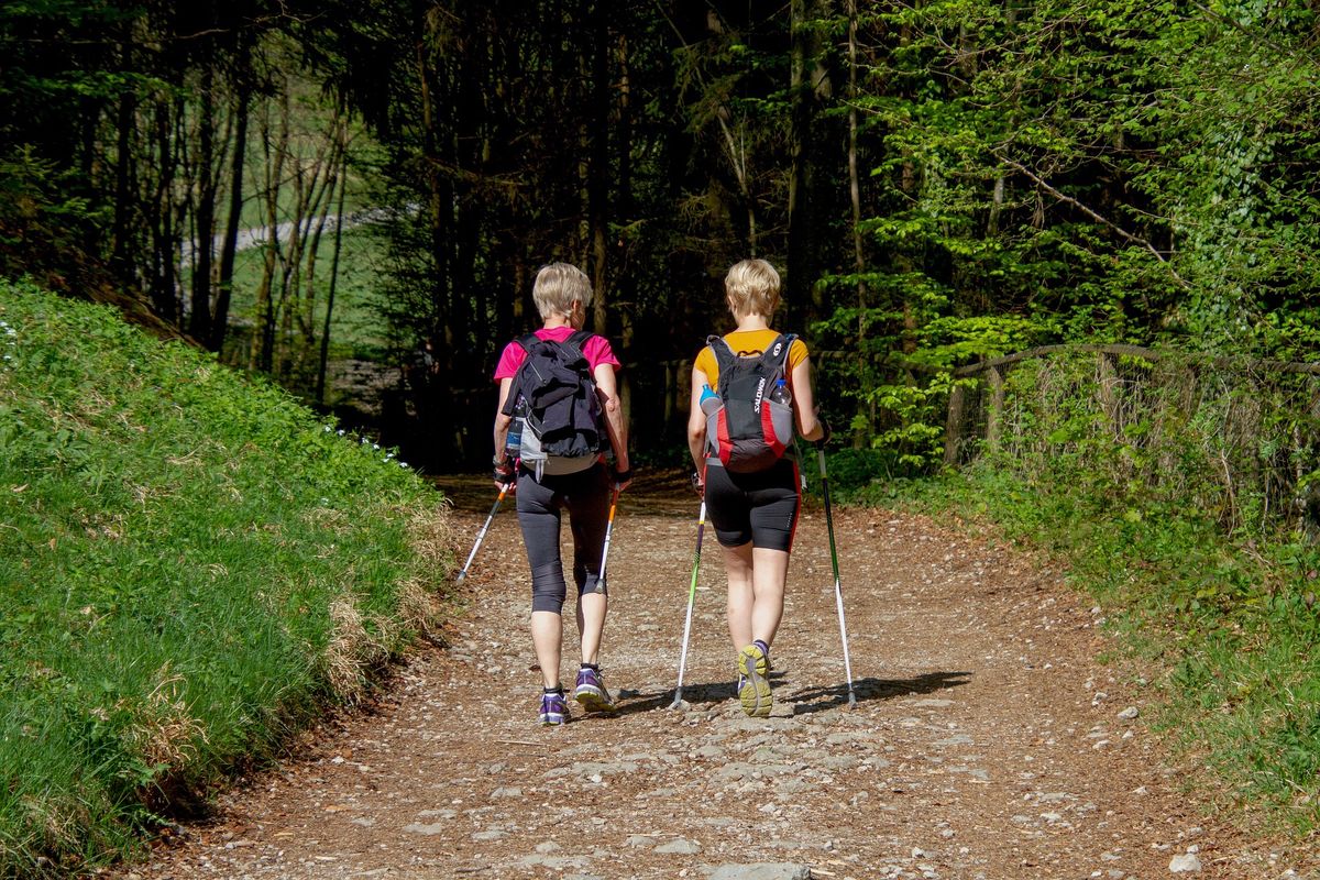 Nordic Walking jest uprawiany głównie w łatwym terenie