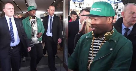 50 Cent wita fanów pod studiem "Dzień Dobry TVN"!