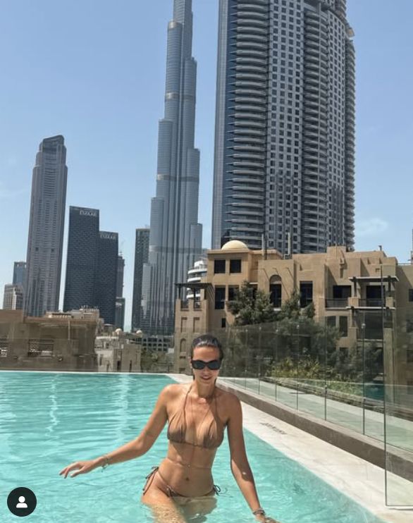 Sandra Kubicka w Dubaju