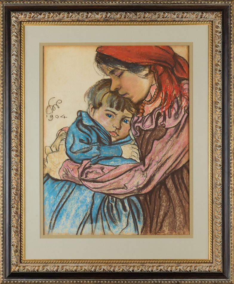 Pastel powstał w 1904 r. Pierwszy raz obraz pojawił się na aukcji w 2007 r.