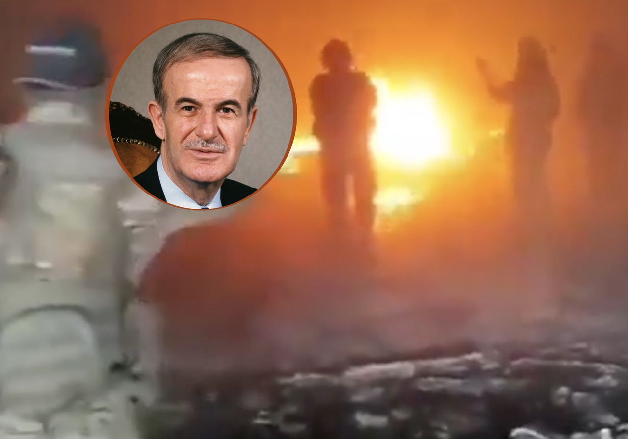 Syrian rebels set fire to the grave of Hafez al-Assad, Bashar's father, the founder of the dynasty of dictators.