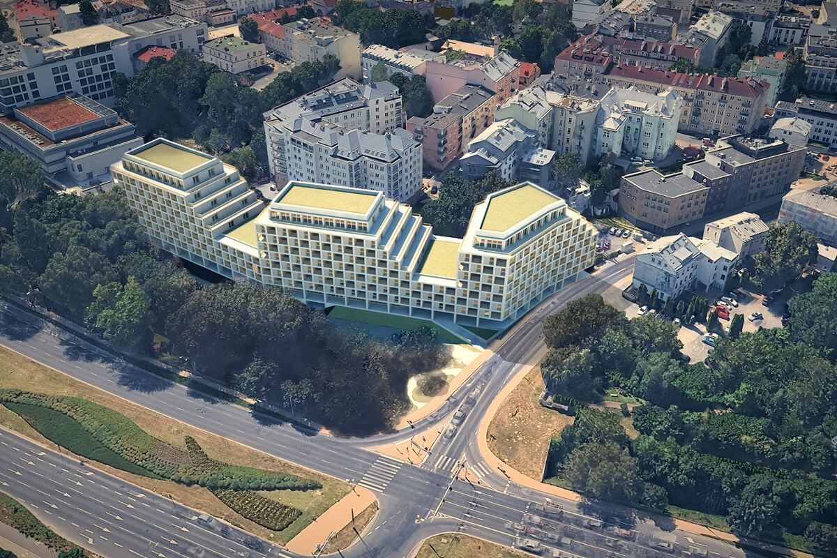Koniec z zaniedbanym parkingiem w centrum Lublina. W tym miejscu ma stanąć 9-piętrowy apartamentowiec [WIZUALIZACJE]