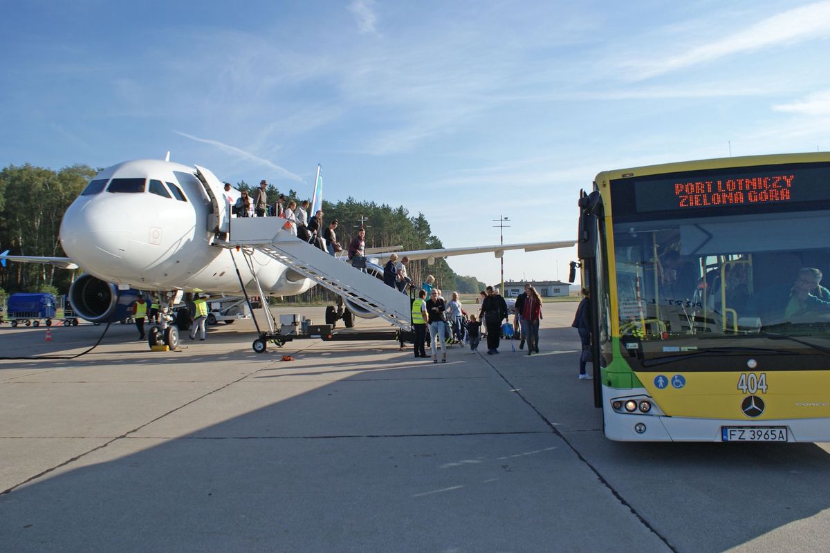 Port Lotniczy Zielona Góra ma coraz więcej pasażerów