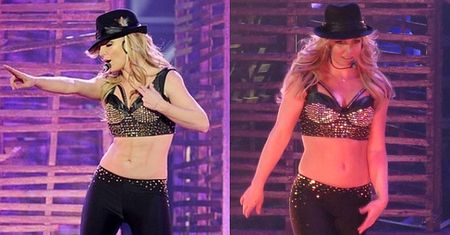 Britney DOMALOWAŁA SOBIE MIĘŚNIE BRZUCHA?! (FOTO)