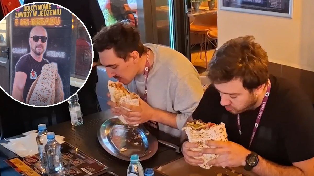 Mistrzostwa w jedzeniu kebaba odbyły się w Bydgoszczy