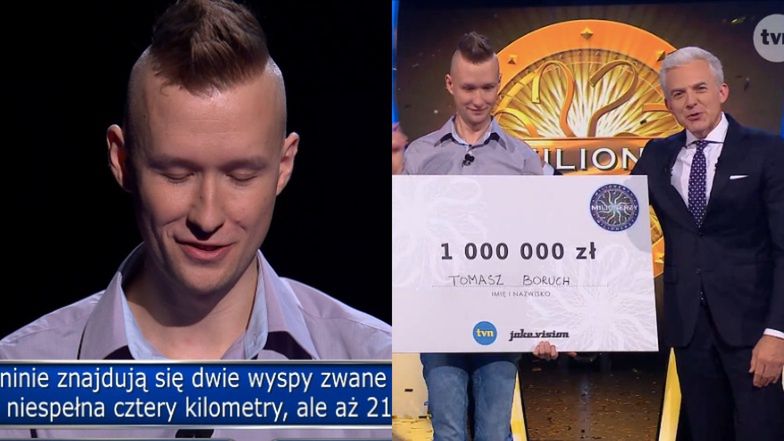 Kolejny milion w "Milionerach"! Pan Tomasz nie miał problemu z finałowym pytaniem