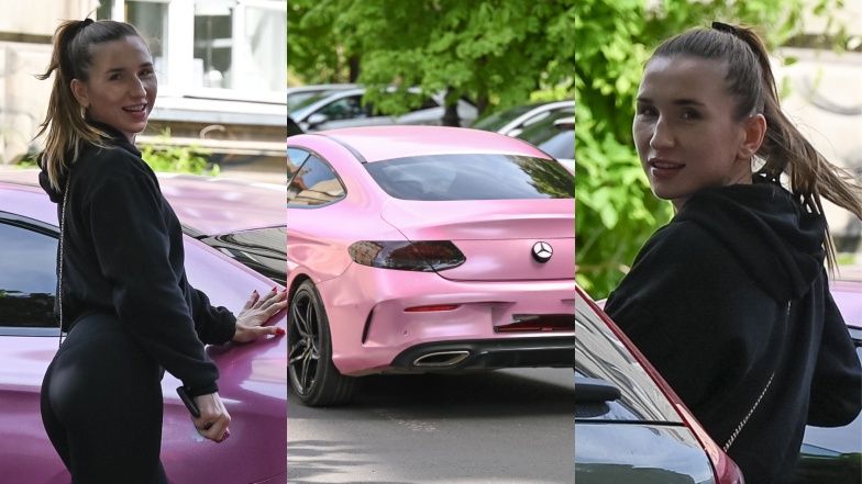 Marta Linkiewicz chętnie zapozowała fotoreporterom