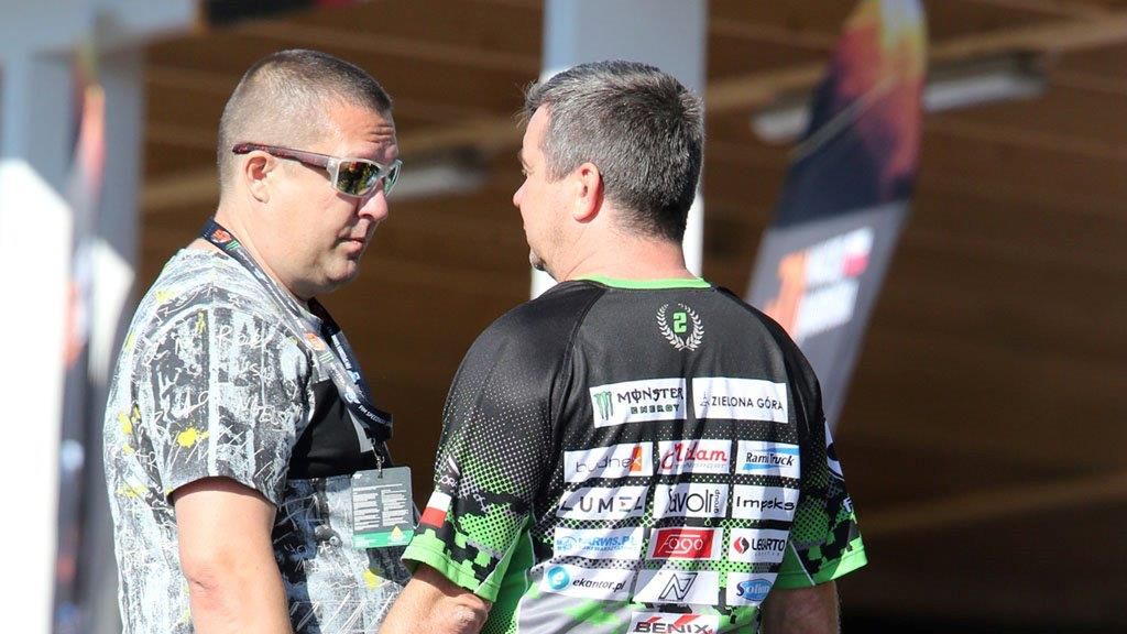 WP SportoweFakty / Jarosław Pabijan / Na zdjęciu: Tomasz Bajerski w rozmowie ze Sławomirem Dudkiem.
